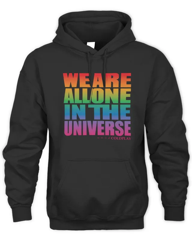 Coldplay World Tour Merch We Are All One In The Universe Hoodie