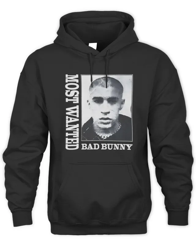 New Bad Bunny Most Wanted Tour Merch Tour Dates Hoodie Swea Hoodie
