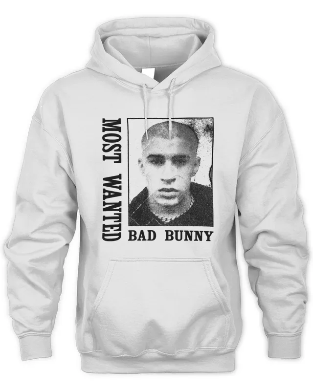 Bad Bunny Merch Most Wanted Tour Hoodie