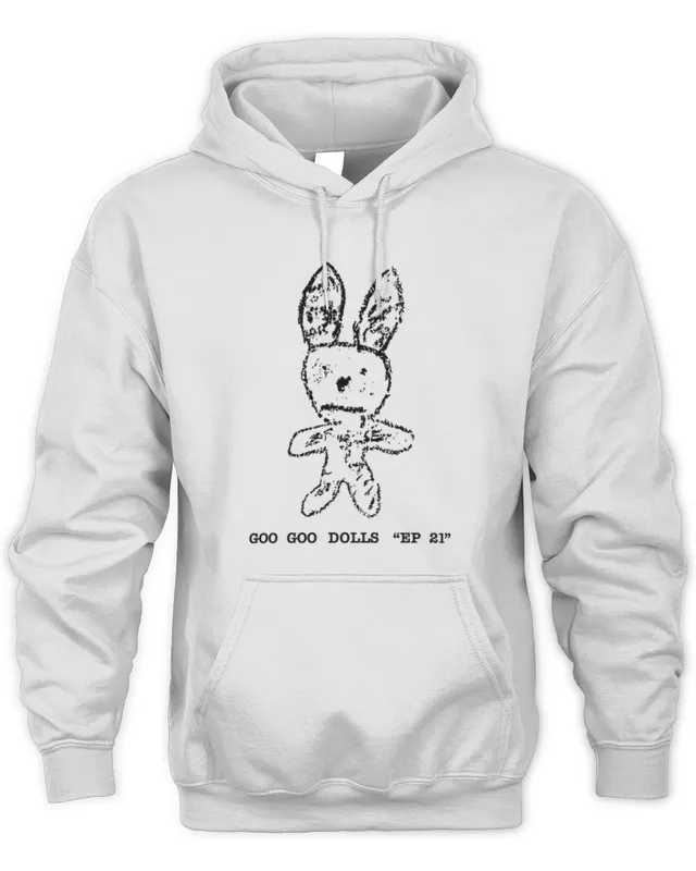 New Goo Goo Dolls Official Merch Bunny Hoodie
