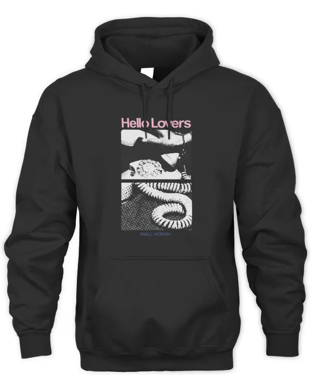 Store Niallhoran Hello Lovers Black Hoodie