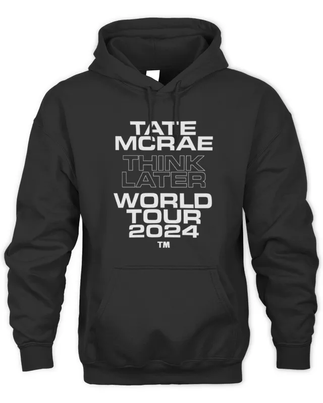 Tate Mcrae Merch T8 World Tour Hoodie