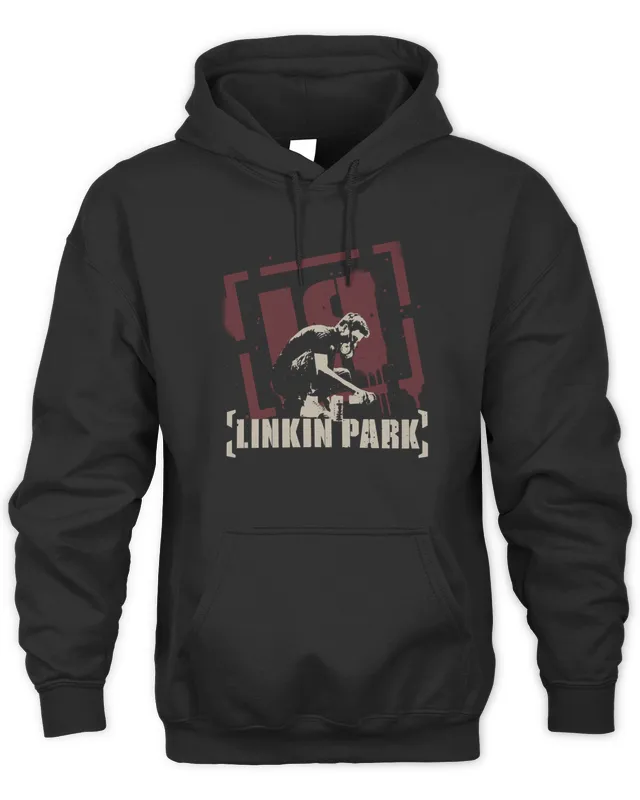 Linkin Park Merch Meteora Spray Black Hoodie