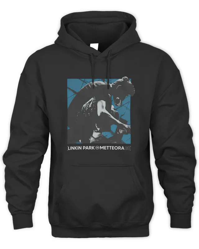 Spray Box Washed Linkin Park Black Unisex Hoodie