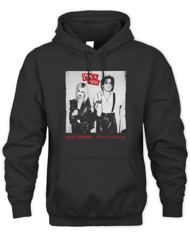New Avril Lavigne Merch I’m a Mess Cover Ar Hoodie