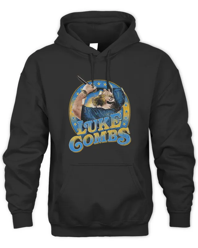 Luke Combs Merch Luke Combs Photo Hoodie