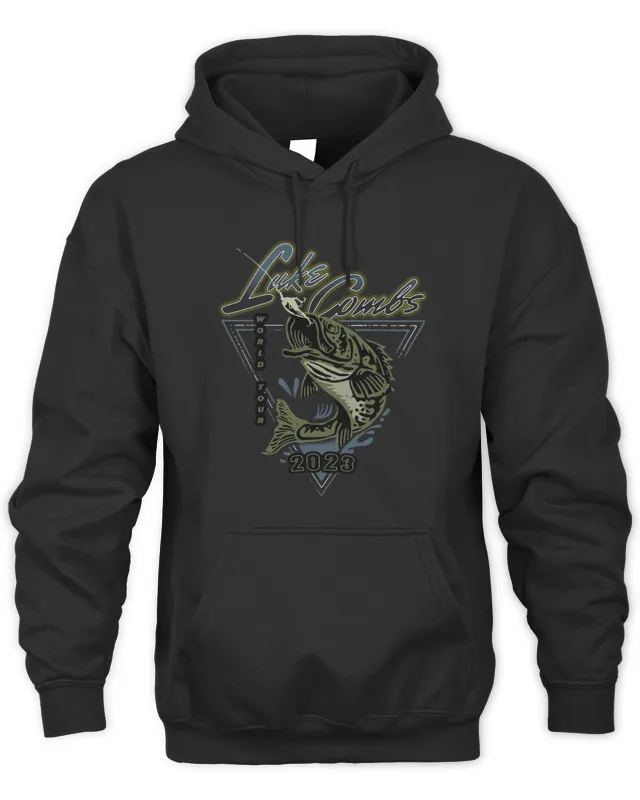 New Luke Combs Tour Merch Bass World Tour Hoodie