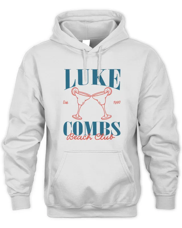 New Luke Combs Merch Luke Combs Beach Club Hoodie