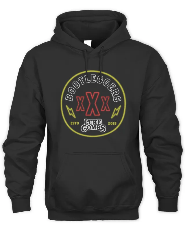 New Official Luke Combs Merch Bootleggers Logo Hoodie
