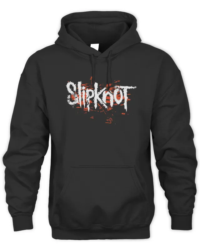 New Slipknot Merch Logo Splatter Hoodie