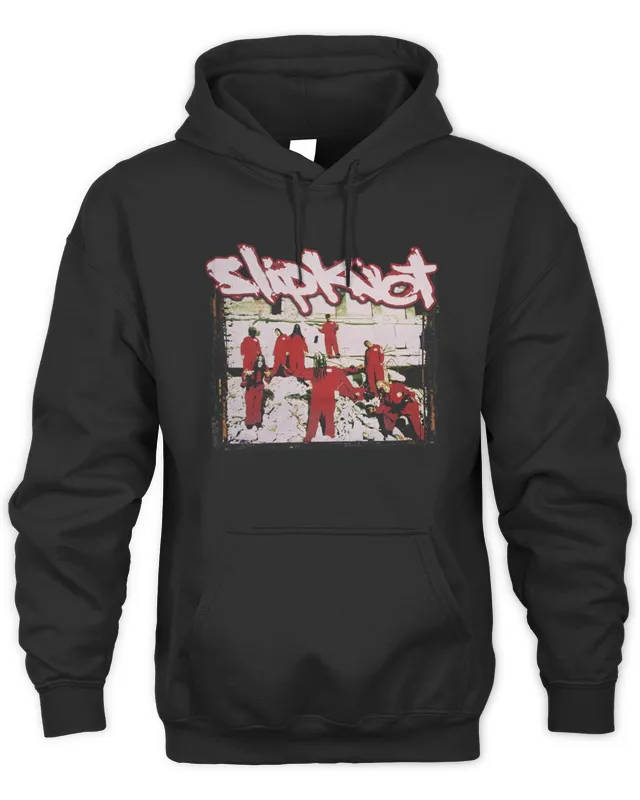 Official Slipknot Merch 20th Anniversary Red Jump Suits Hoodie