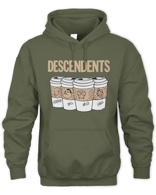 Descendents Merch Store 4 Mugs Tour Hoodie