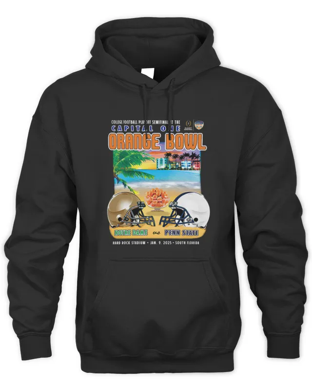 Penn State vs Notre Dame CFP Semifinal At The Capital One Orange Bowl 2025 Jan 1 South Florida Hoodie