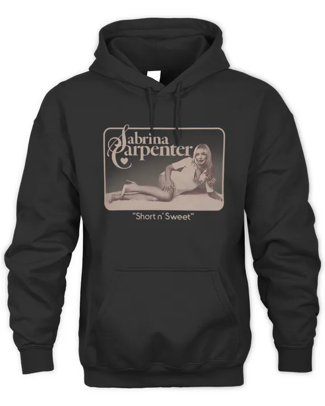 Sabrina Carpenter Merch Short N' Sweet Tour Hoodie