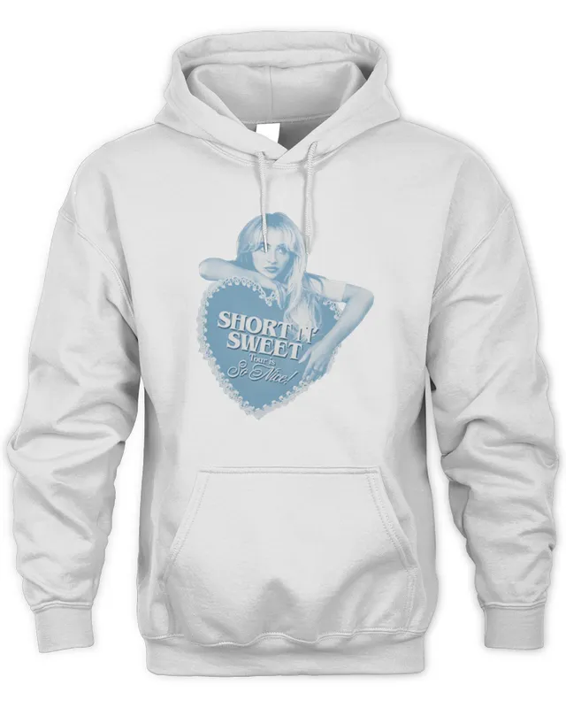 Sabrina Carpenter Merch Short N' Sweet Tour is So Nice Hoodie