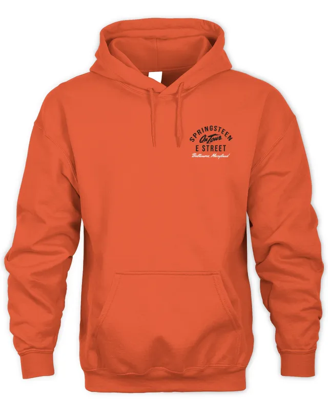 Bruce Springsn And E Street Sept 13 Oriole Baltimore, Md Clothing Hoodie