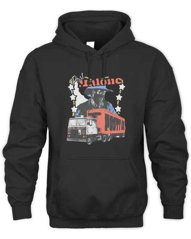 Post Malone Merch F-1 Trillion Posty Co. Photo Popover Hoodie