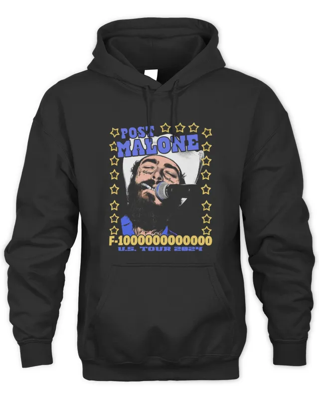 Official Post Malone F-1 Trillion Tour Star Hoodie