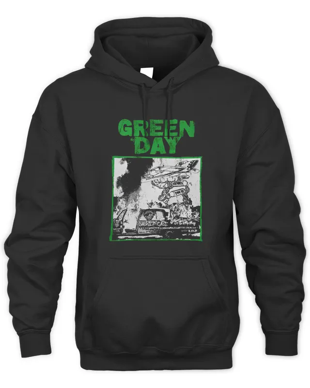 New Green Day Merch Riot Trio The Saviors Tour Hoodie