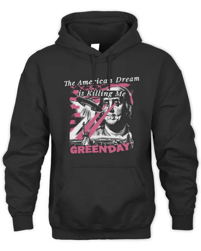 Green Day The American Dream Is Killing Me Black Hoodie