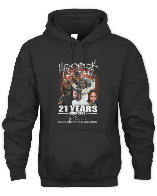 New Official Kendrick Lamar 21 Years 2003- Thank You For The Memories s Hoodie