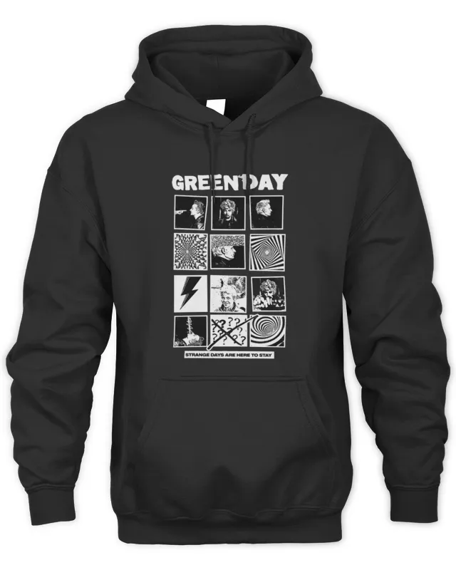 New Official The Saviors Tour Green Day Strange Days Are Here To Stay Hoodie