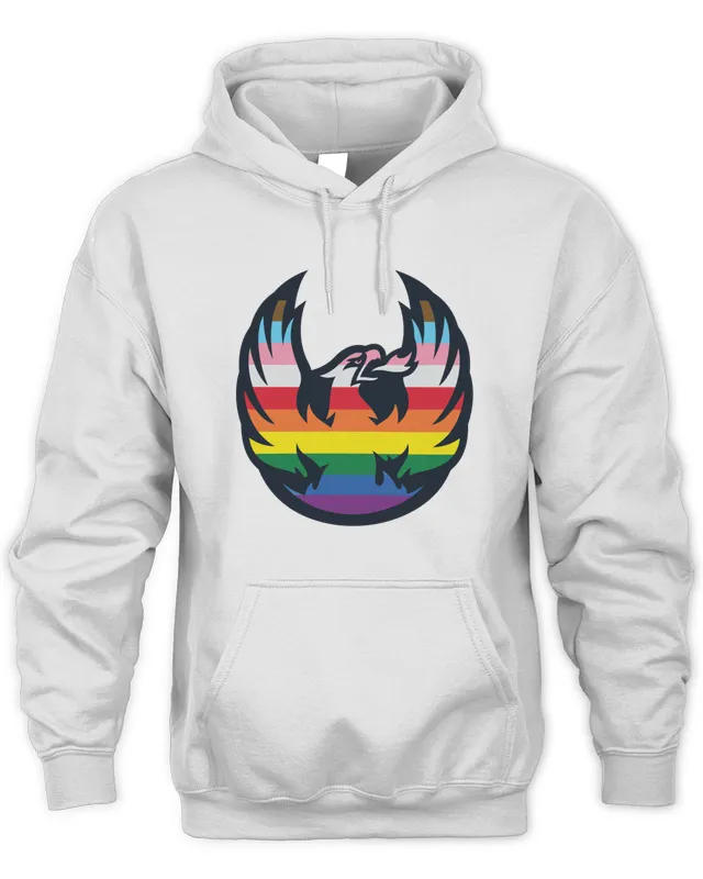 New Coachella Valley Firebirds Pride White Hoodie