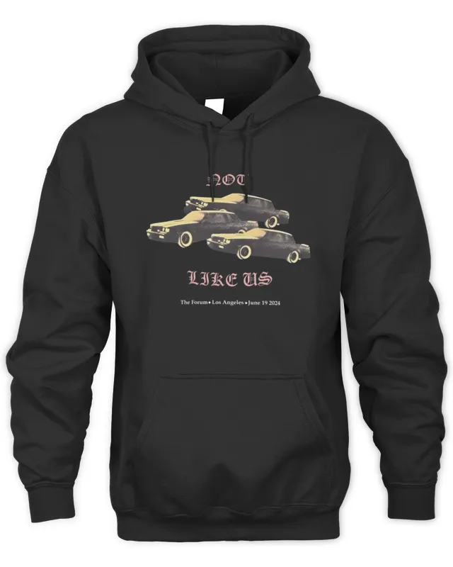 Kendrick Lamar Not Like Us Car The Forum Los Angeles June 19 Black Hoodie