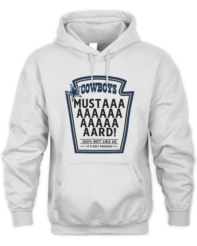 Official Dallas Kendrick Lamar Mustards Football White Hoodie