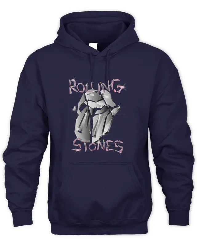 The Rolling Stones Glass Tongue Be Clothing Hoodie