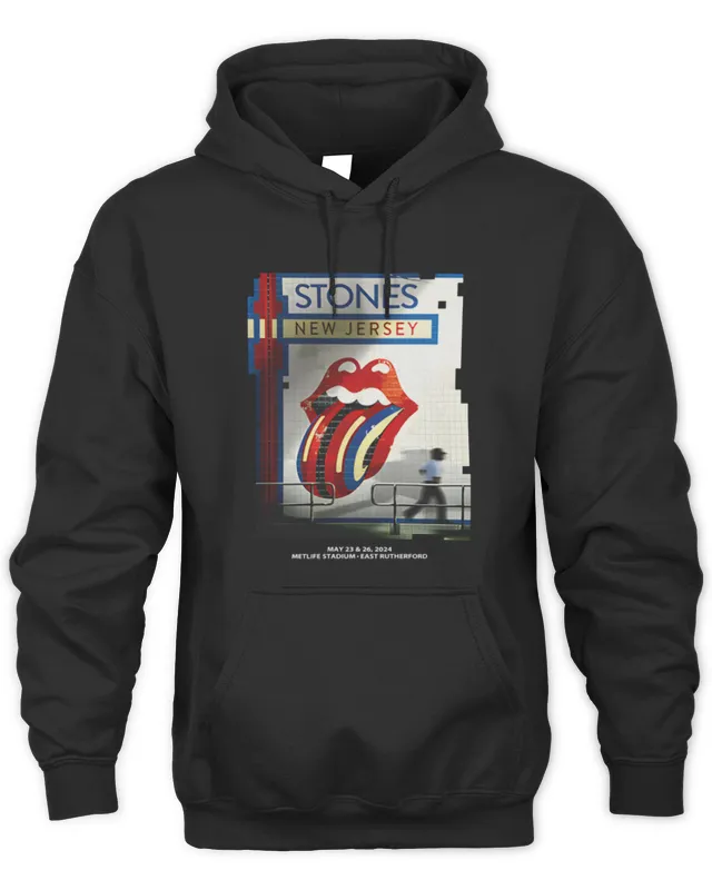 Rolling Stones East Rutherford, Nj Merch Hoodie
