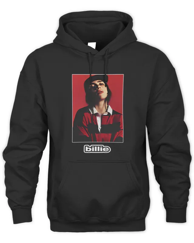 New Billie Photo Hoodie Billie Eilish Official Clothing Hoodie