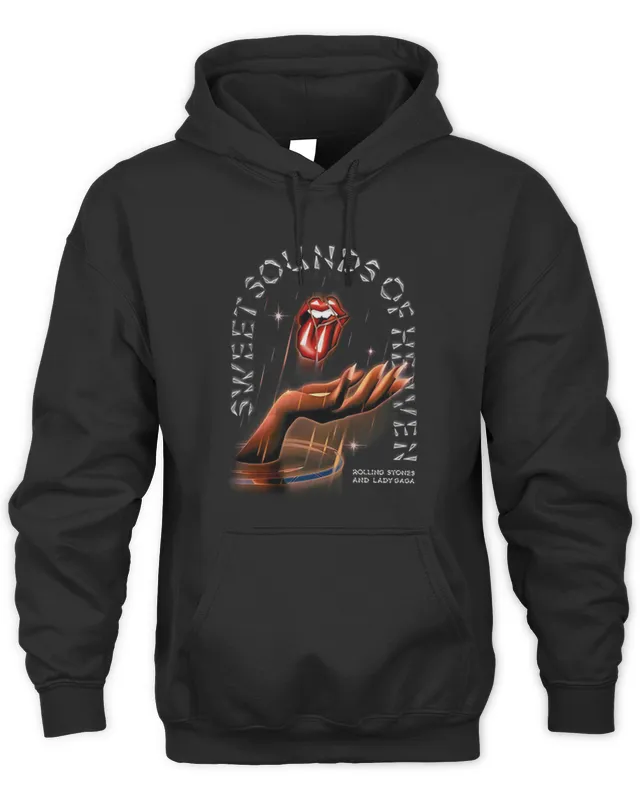 The Rolling Stones And Lady Gaga Sweet Sounds Monster Paw Hoodie