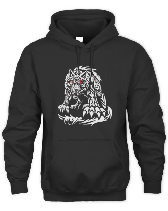Jacob Fatu Wolf Black Hoodie