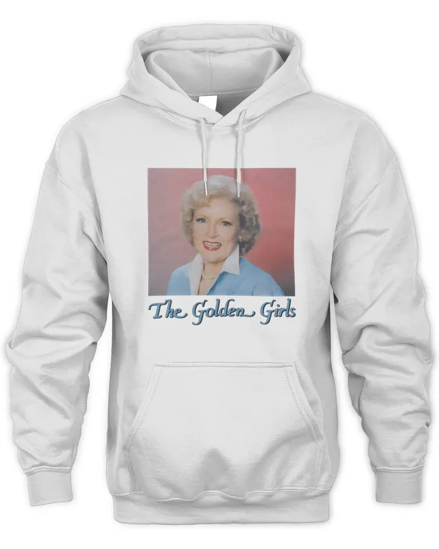The Golden Girls Rose Photo Homage White Hoodie