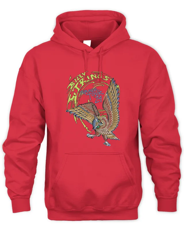 Official Billy Strings Red Owl Squishyeyes Summer Tour '24 Hoodie