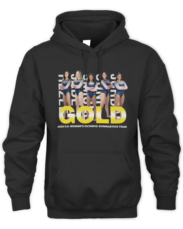 Team Usa Simone Biles Jade Carey Women Olympic Gymnastics Golden Girls Hoodie