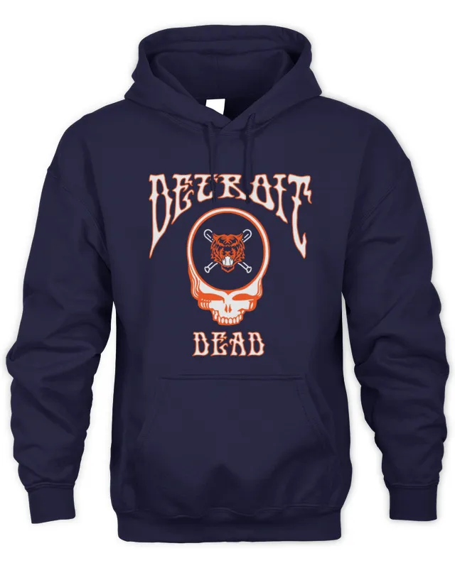 Detroit Baseball Grateful Dead Hoodie