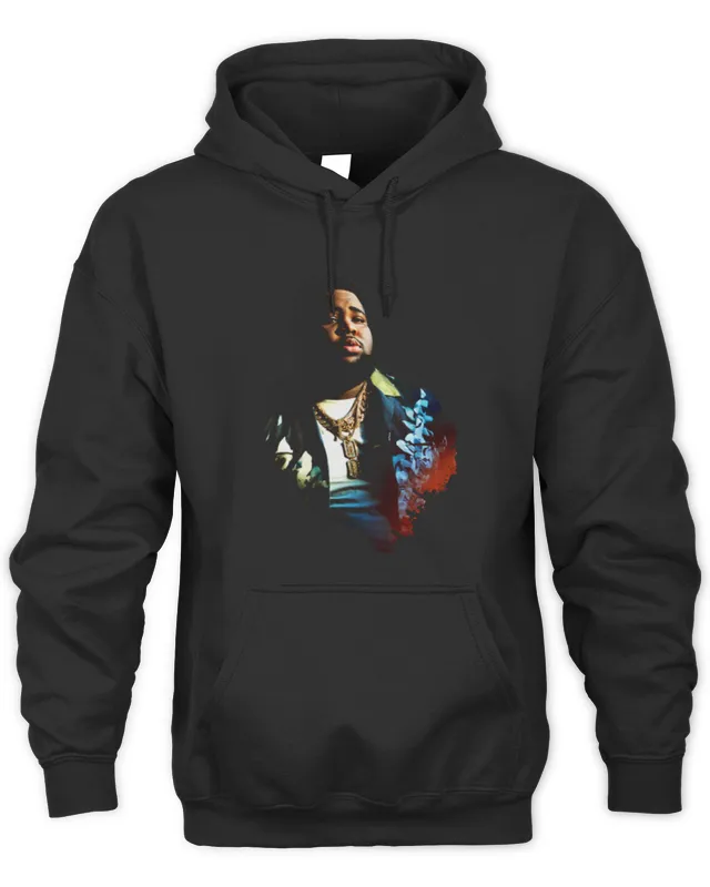Rod Wave Merch Face Tour Black Hoodie