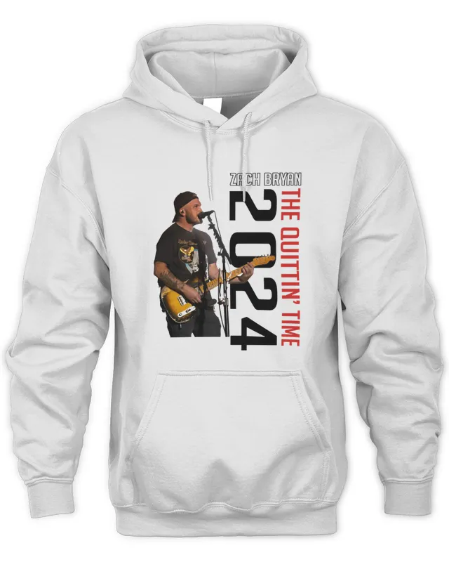 Zach Bryan Merch The Quittin?Time Tour ?4 Hoodie