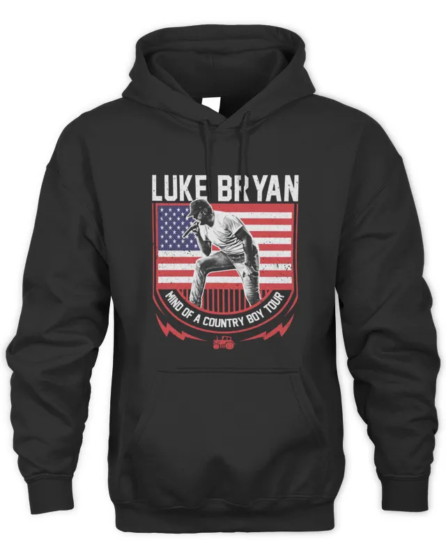 Mind Of A Country Boy Tour Luke Bryan Official Clothing Hoodie