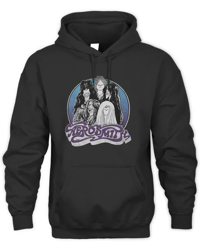 Aerosmith Merch Aerosmith Checkmate Black Hoodie