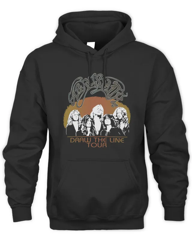 Aerosmith Merch Aerosmith DRAW THE LINE Tour Hoodie