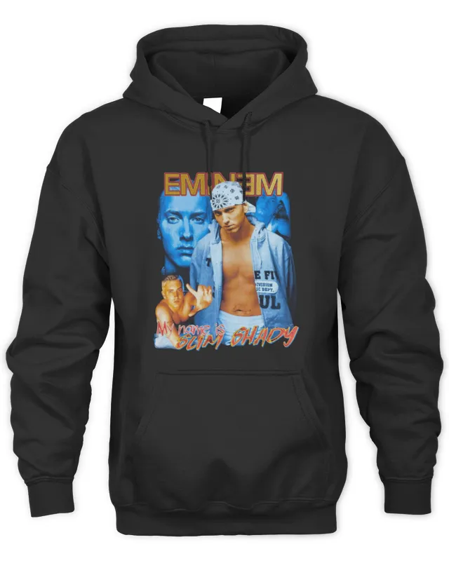 Official Eminem My Name Is Slim Shady Photo Hoodie