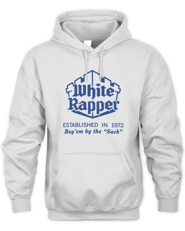 Official Eminem White Rapper Est 1972 Buy'em The Sack Hoodie