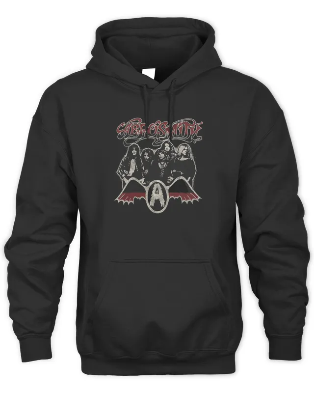 Aerosmith Merch Get Your Wings Tracklis Hoodie
