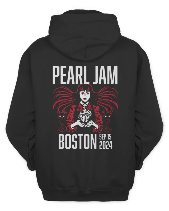 New Official Pearl Jam Dark Matter World Tour With Glen Hansard Boston Ma Fenway Park On Sept 15 Hoodie Hoodie