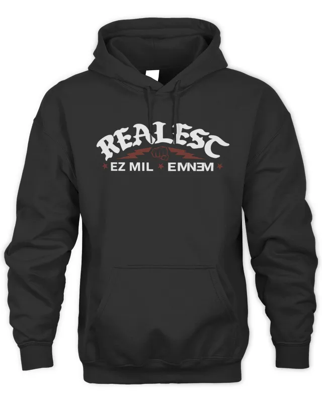 New Realest Ez Mil Eminem Hoodie Black Hoodie