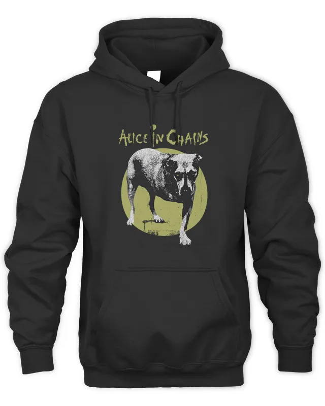 Alice In Chains Merch Store Dog Black Hoodie