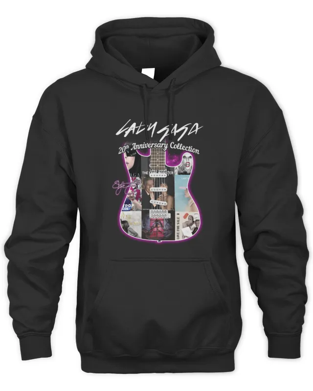Lady Gaga The Fame Monster 20th Anniversary Collection Signature Black Hoodie